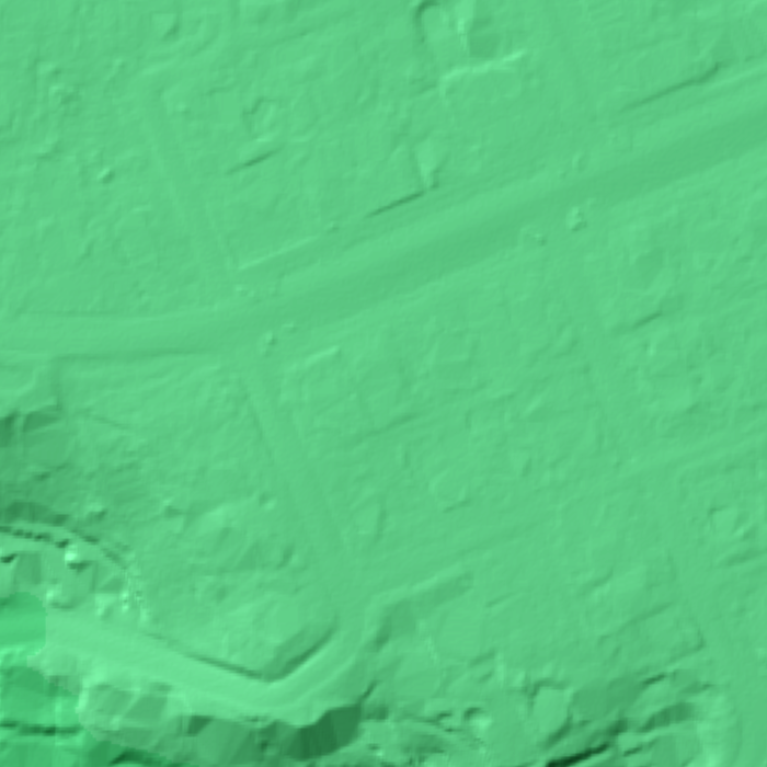 Terrain — elevation-tinted relief (USGS 3DEP LiDAR)
