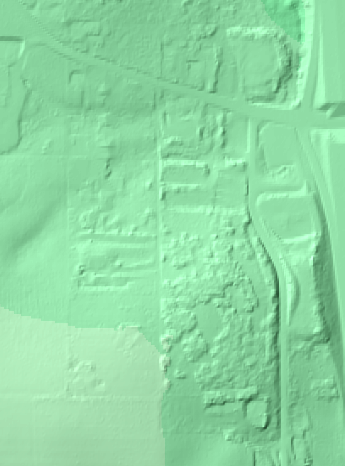 Terrain — elevation-tinted relief (USGS 3DEP LiDAR)